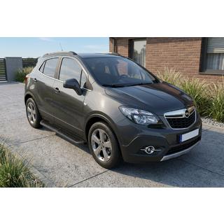 Praguri Laterale Tayga Black (2 buc, Aluminiu) foto 1