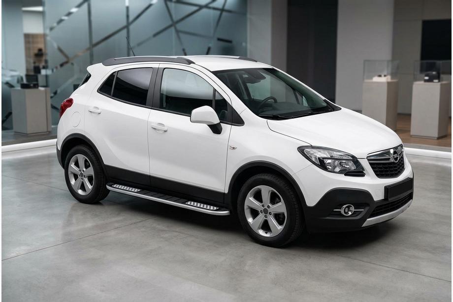 Opel Mokka 2012-2021 Praguri Laterale Tayga V2 (2 buc, Aluminiu) Image