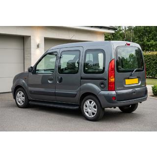 Praguri Laterale Tayga Black (2 buc, Aluminiu) Renault Kangoo 1998-2008 foto 1