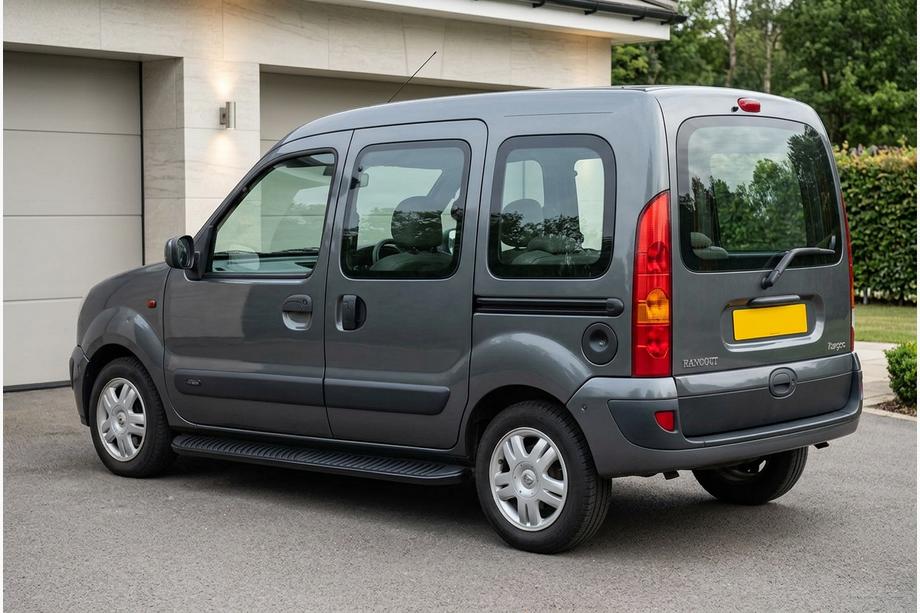 Renault Kangoo 1998-2008 Praguri Laterale Tayga Black (2 buc, Aluminiu) Image