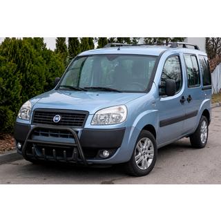 Bull Bar WT004 Negru Fiat Doblo I 2005-2010 foto 1