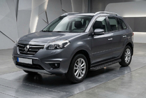 Renault Koleos 2008-2016 Praguri Laterale Tayga Black (2 buc, Aluminiu) foto 1