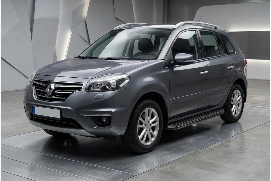 Renault Koleos 2008-2016 Praguri Laterale Tayga Black (2 buc, Aluminiu) Image