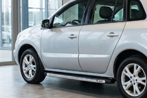 Renault Koleos 2008-2016 Praguri Laterale BlackLine (2 buc, Aluminiu) foto 1