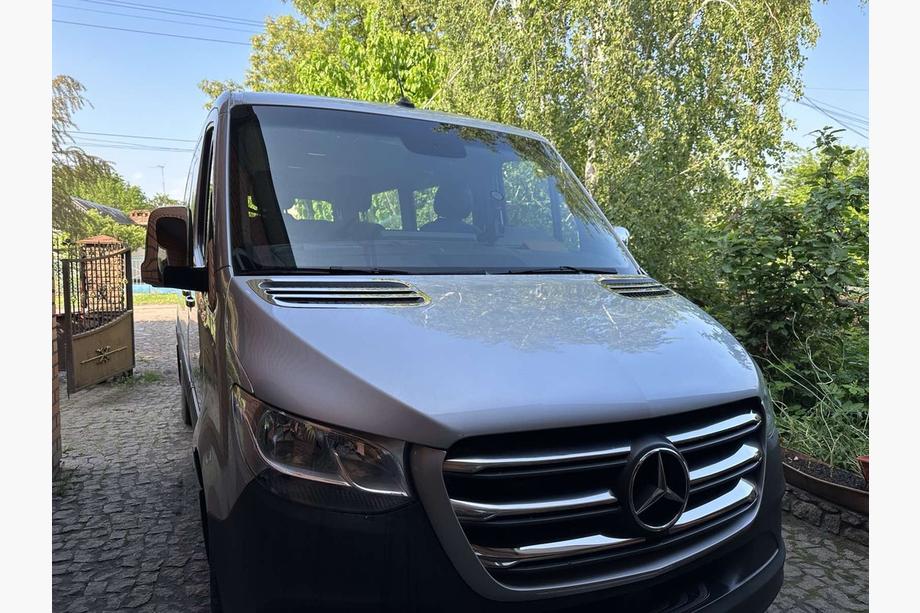 Mercedes Sprinter W907/W910 2018- Capace grila cromate (model lat, 6 buc) Foto 2