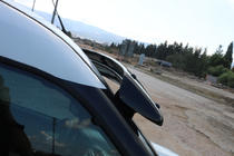 Opel Combo 2012-2018 Viziera parbriz (negru lucios, 5mm) foto 6