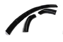 Honda Civic Sedan VIII 2006-2011 Lip bara fata (negru) foto 4