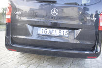 Mercedes Vito/V-class W447 2014- Protectie bara spate EuroCap (ABS) foto 5