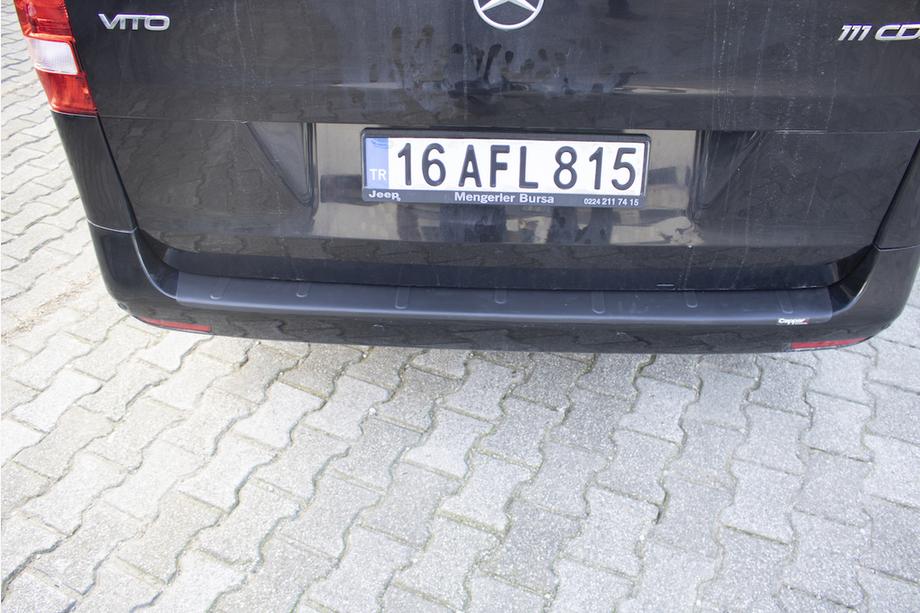 Mercedes Vito/V-class W447 2014- Protectie bara spate EuroCap (ABS) Foto 3