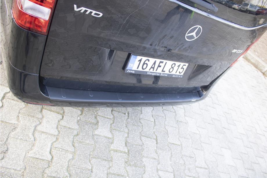 Mercedes Vito/V-class W447 2014- Protectie bara spate EuroCap (ABS) Foto 8