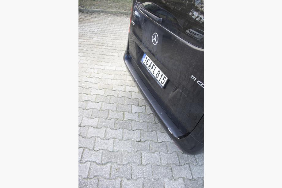 Mercedes Vito/V-class W447 2014- Protectie bara spate EuroCap (ABS) Foto 7