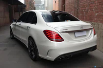Mercedes C-class W205 2014-2021 Kit caroserie cu bara spate completa (AMG C63-designs 2014-2018) foto 4