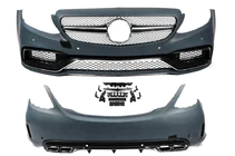 Mercedes C-class W205 2014-2021 Kit caroserie cu bara spate completa (AMG C63-designs 2014-2018) foto 5