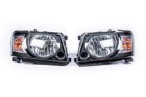 Nissan Patrol Y61 1997-2011 Faruri Fata Safari Black (2004-2008, 2buc) foto 2