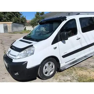 Viziera parbriz (negru lucios, 5mm) Citroen Jumpy 2007–2017 foto 2
