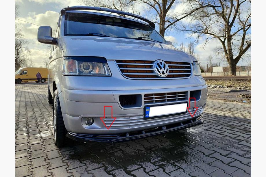 Volkswagen T5 Multivan 2003–2010 Lip frontal (ABS) Image