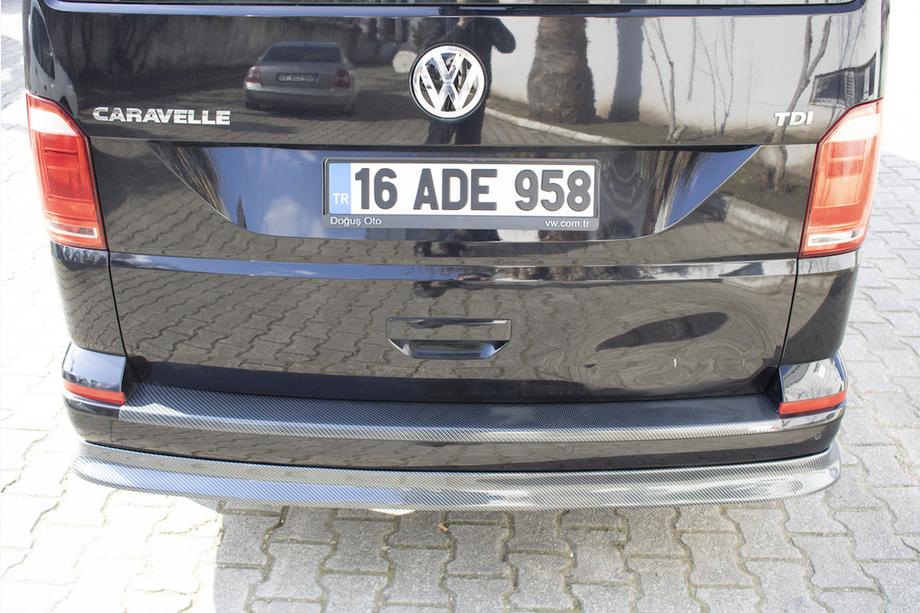 Volkswagen T6 2015-2024 Lip spate aspect carbon (ABS) Foto 9