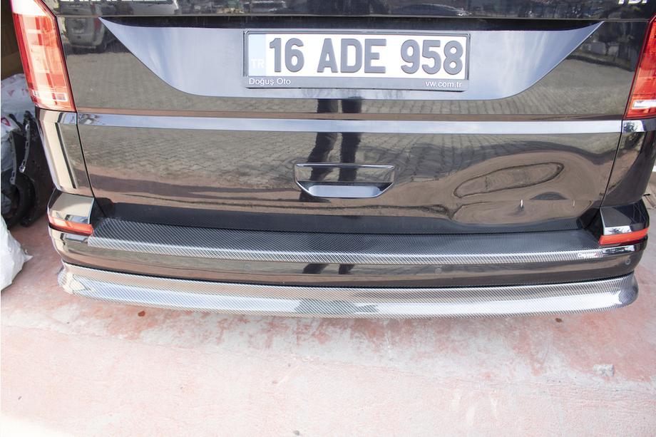 Volkswagen T6 2015-2024 Lip spate aspect carbon (ABS) Foto 8