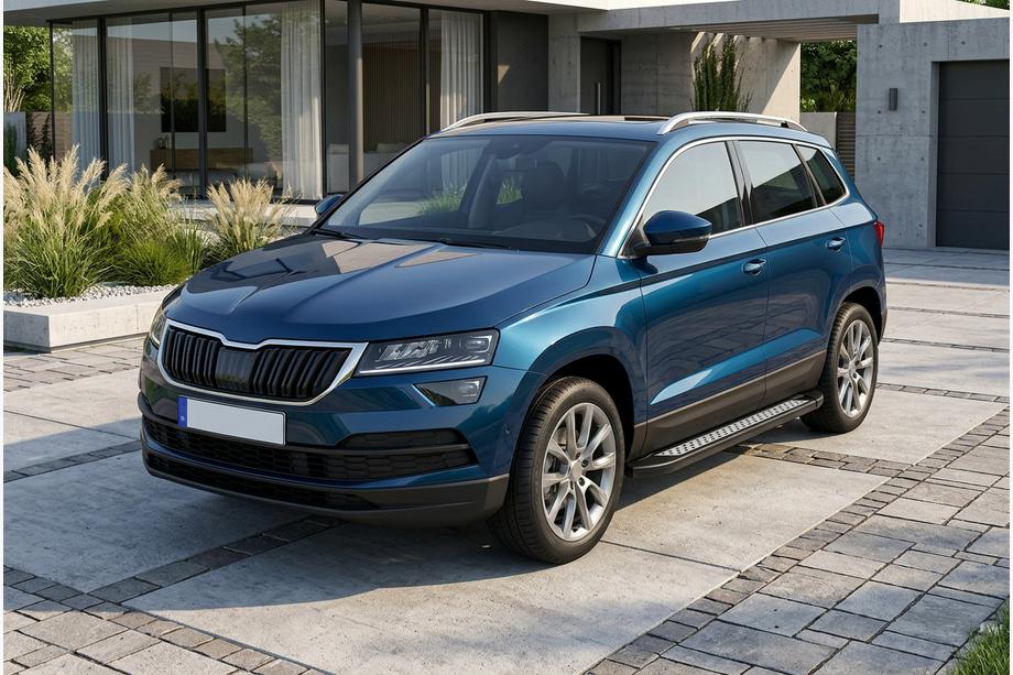 Skoda Karoq 2018- Praguri Laterale New Vision Black (2 buc, Aluminiu) Image