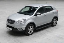 SsangYong Korando 2010-2019 Praguri Laterale Tayga Black (2 buc, Aluminiu) foto 1