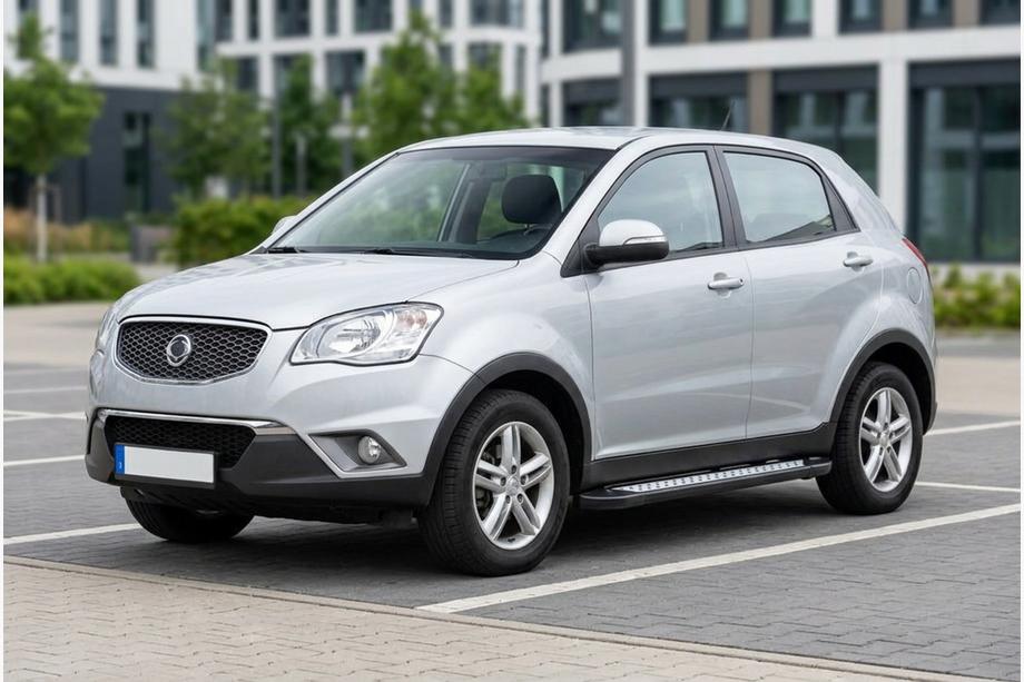 SsangYong Korando 2010-2019 Praguri Laterale New Vision Black (2 buc, Aluminiu) Image