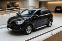 SsangYong Korando 2010-2019 Praguri Laterale New Vision Grey (2 buc, Aluminiu) foto 1