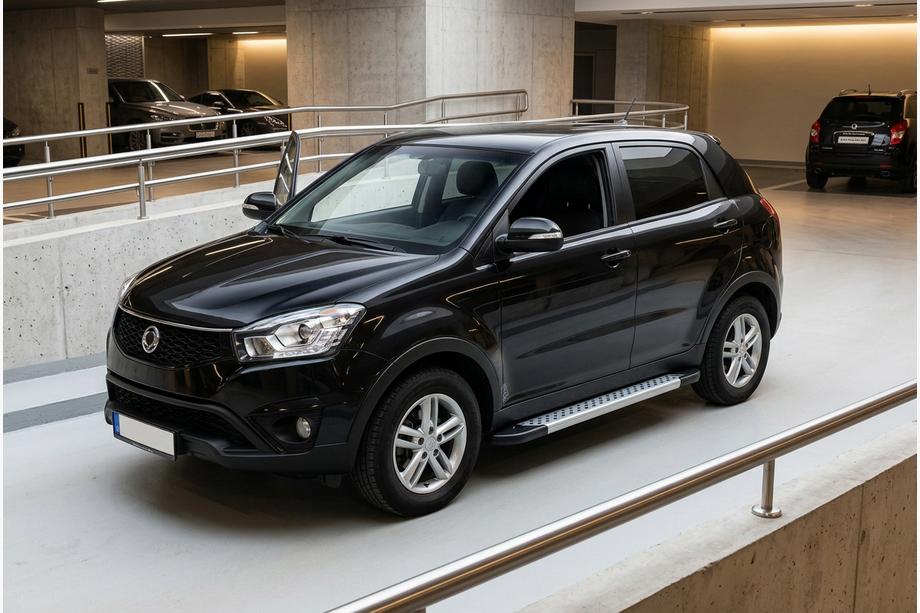 SsangYong Korando 2010-2019 Praguri Laterale New Vision Grey (2 buc, Aluminiu) Image