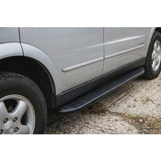 Praguri Laterale Tayga Black (2 buc, Aluminiu) SsangYong Kyron 2005-2014 foto 1