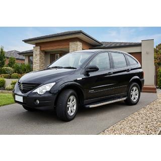 Praguri Laterale BlackLine (2 buc, Aluminiu) SsangYong Action 2005-2018 foto 1