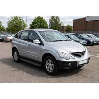 Praguri Laterale Tayga Black (2 buc, Aluminiu) SsangYong Action 2005-2018 foto 1