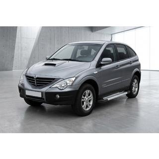 Praguri Laterale New Vision Grey (2 buc, Aluminiu) SsangYong Action 2005-2018 foto 1