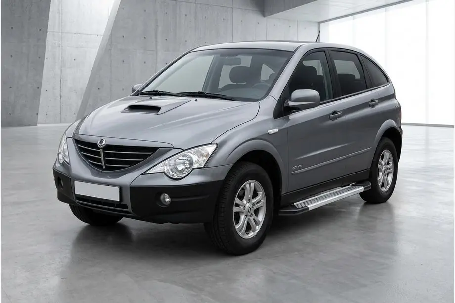 SsangYong Action 2005-2018 Praguri Laterale New Vision Grey (2 buc, Aluminiu) Image