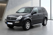 SsangYong Rexton I 2001-2017 Praguri Laterale BlackLine (2 buc, Aluminiu) foto 1