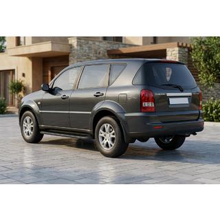 Praguri Laterale Tayga Black (2 buc, Aluminiu) SsangYong Rexton I 2001-2017 foto 1