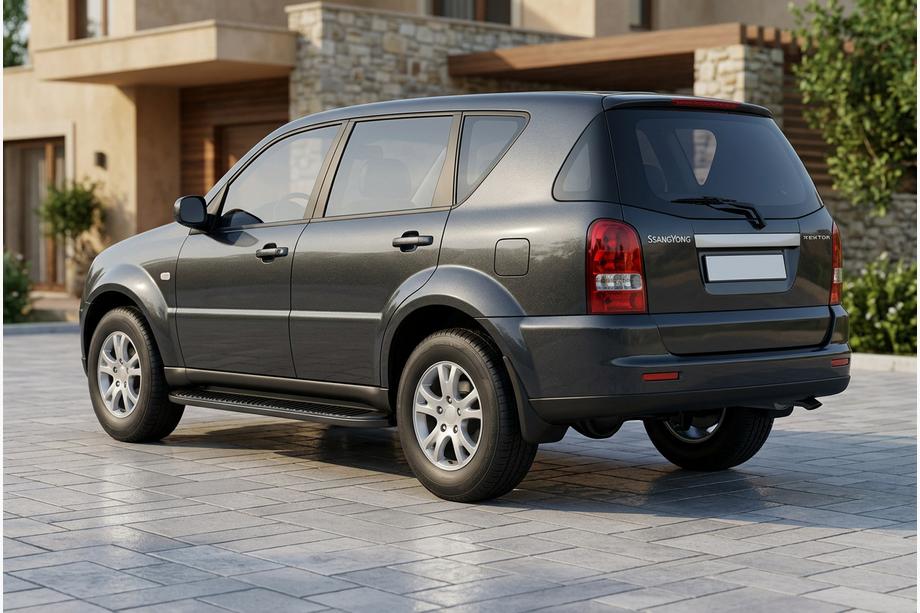 SsangYong Rexton I 2001-2017 Praguri Laterale Tayga Black (2 buc, Aluminiu) 2012-2017 Foto 1