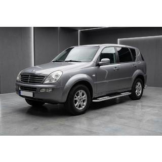 Praguri Laterale Tayga V2 (2 buc, Aluminiu) SsangYong Rexton I 2001-2017 foto 1