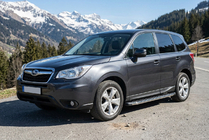 Subaru Forester 2013-2018 Praguri Laterale BlackLine (2 buc, Aluminiu) foto 1