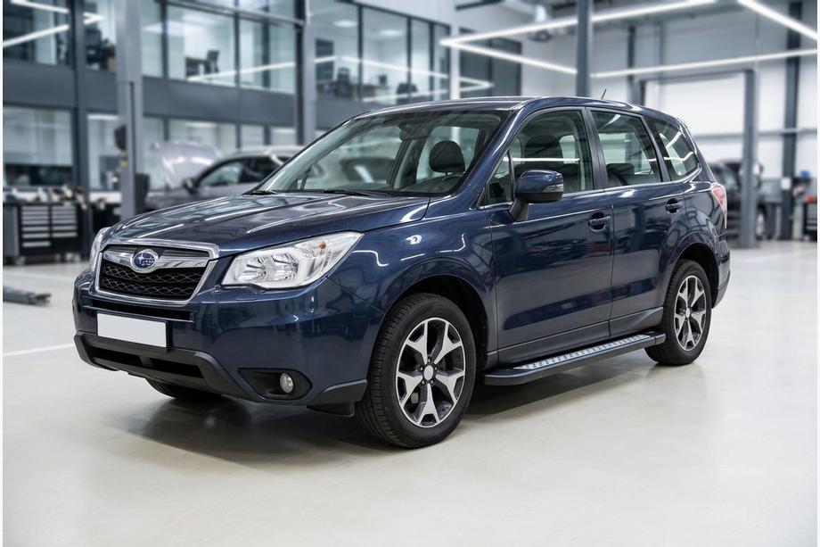 Subaru Forester 2013-2018 Praguri Laterale New Vision Black (2 buc, Aluminiu) Image