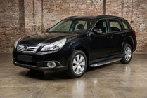 Subaru Outback 2009-2014 Praguri Laterale BlackLine (2 buc, Aluminiu) foto 1