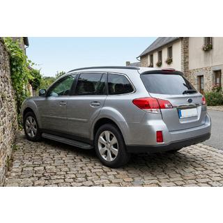 Praguri Laterale Tayga Black (2 buc, Aluminiu) foto 1