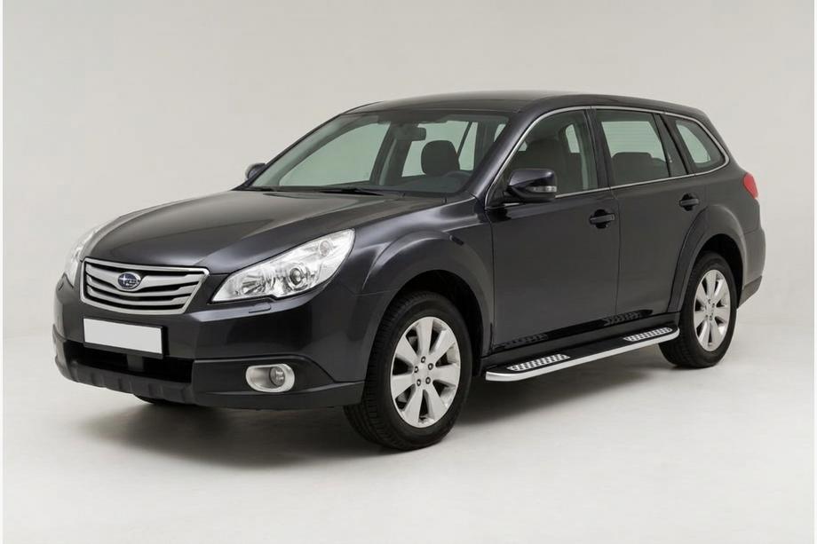 Subaru Outback 2009-2014 Praguri Laterale Tayga V2 (2 buc, Aluminiu) Image