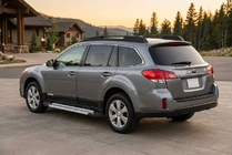 Subaru Outback 2009-2014 Praguri Laterale New Vision Grey (2 buc, Aluminiu) foto 1