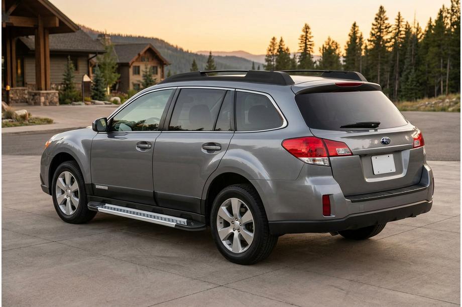 Subaru Outback 2009-2014 Praguri Laterale New Vision Grey (2 buc, Aluminiu) Image