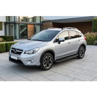 Praguri Laterale Tayga Black (2 buc, Aluminiu) foto 1
