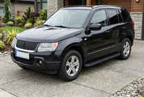 Suzuki Grand Vitara 2005-2017 Praguri Laterale Tayga Black (2 buc, Aluminiu) foto 1