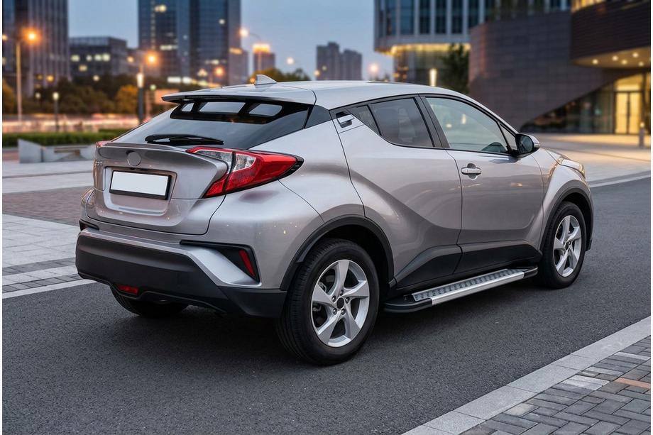 Toyota C-HR 2016-2023 Praguri Laterale New Vision Grey (2 buc, Aluminiu) Foto 1