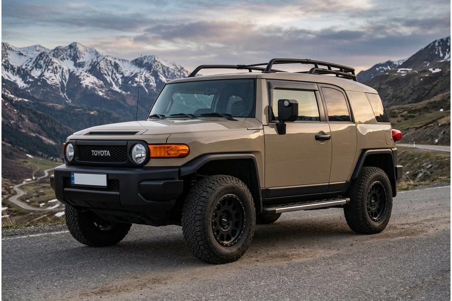 Toyota FJ Cruiser 2006-2022 Praguri Laterale BlackLine (2 buc, Aluminiu) Foto 1