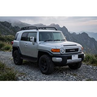 Praguri Laterale Tayga Black (2 buc, Aluminiu) Toyota FJ Cruiser 2006-2022 foto 1