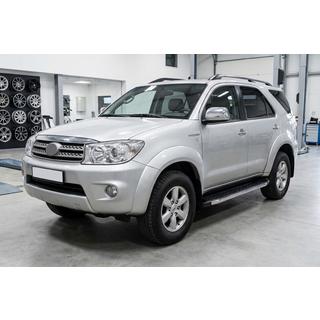 Praguri Laterale BlackLine (2 buc, Aluminiu) Toyota Fortuner 2006-2015 foto 1