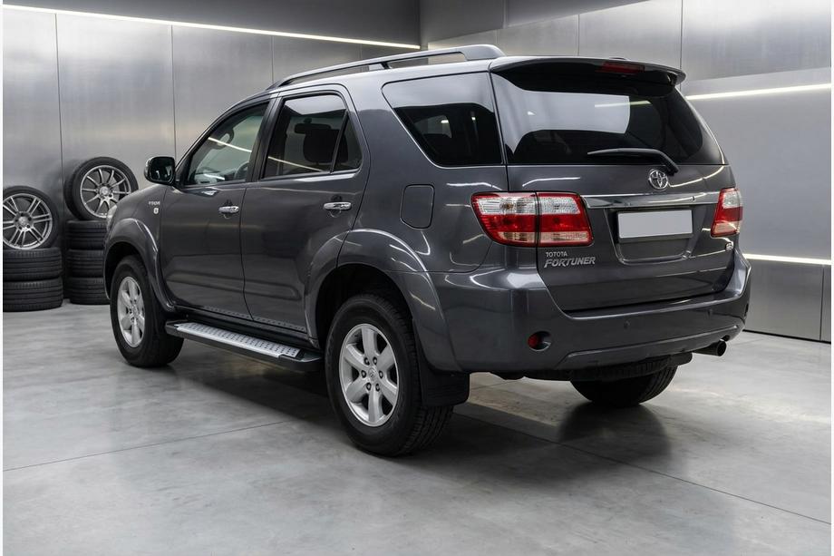 Toyota Fortuner 2006-2015 Praguri Laterale Allmond Grey (2 buc, Aluminiu) Image